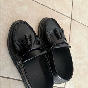 Dr. Martens Black Tassel Loafers